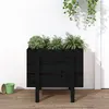 Image de vidaXL Jardinière noir 62x50x57 cm bois massif de pin825209
