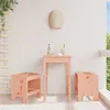 Image de vidaXL Tabourets de jardin 2 pcs 40x36x45 cm bois massif Douglas 825343