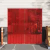 Image de vidaXL Rideau de porte rouge 300 mmx2,6 mm 25 m PVC, bande de porte, rideau de bande pvc, rideau de porte pvc 153869
