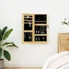 Image de Armoire à bijoux avec miroir murale 30 x 8,5 x 67 cm