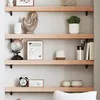 Image de vidaXL Wandschap 80x10x6 cm onbehandeld massief eikenhout363538