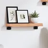 Image de vidaXL Wandschap 40x10x4 cm behandeld massief eikenhout lichtbruin363621