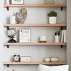 Image de vidaXL Wandschap 80x10x4 cm behandeld massief eikenhout lichtbruin363657
