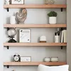 Image de vidaXL Wandschap 100x10x6 cm behandeld massief eikenhout lichtbruin363676