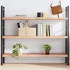 Image de vidaXL Wandschap 140x40x(2-4)cm behandeld massief eikenhout lichtbruin363702
