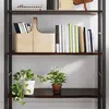 Image de vidaXL Wandschap 100x60x2 cm behandeld massief eikenhout donkerbruin363809