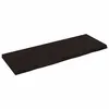 Image de vidaXL Étagère murale gris foncé 140x50x6 cm bois chêne massif traité 363825