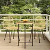 Image de vidaXL Ensemble à manger de jardin 3 pcs Résine tressée, ensemble de patio, ensemble bistro de jardin, ensemble de salle à 3157835