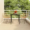 Image de vidaXL Ensemble à manger de jardin 3 pcs Résine tressée, ensemble de patio, ensemble bistro de jardin, ensemble de salle à 3157845
