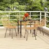 Image de vidaXL Ensemble à manger de jardin 5pcs Résine tressée, ensemble de patio, ensemble bistro de jardin, ensemble de salle à 3157846