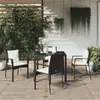 Image de vidaXL 5-delige Tuinset met kussens poly rattan zwart3157952