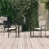 Image de vidaXL 3-delige Tuinset met kussens poly rattan zwart3185119