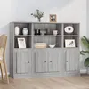 Image de Buffets 3 pcs sonoma gris bois d ingénierie