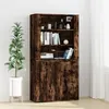 Image de vidaXL Buffet haut Chêne fumé Bois d'ingénierie3185364