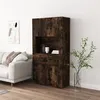 Image de vidaXL Hoge kast bewerkt hout gerookt eikenkleurig3185372