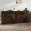Image de vidaXL Buffets 2 pcs chêne fumé bois d'ingénierie3185412