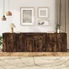 Image de vidaXL Dressoirs 3 st bewerkt hout gerookt eikenkleurig3185420