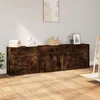 Image de vidaXL Dressoirs 3 st bewerkt hout gerookt eikenkleurig3185428