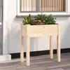 Image de vidaXL Jardinière avec doublure 71x37x76 cm bois massif de sapin 364230