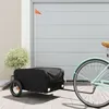 Image de Remorque de vélo noir 30 kg fer