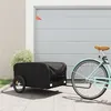 Image de Remorque de vélo noir 45 kg fer