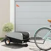 Image de Remorque de vélo noir et gris 30 kg fer