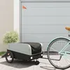 Image de Remorque de vélo noir et gris 45 kg fer