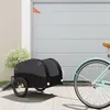 Image de Remorque de vélo noir 30 kg fer