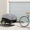 Image de Remorque de vélo noir et gris 45 kg fer