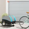 Image de Remorque de vélo noir et bleu 45 kg fer