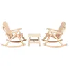Image de vidaXL Ensemble de Salon de Jardin 3 pcs, Mobilier d'Extérieur avec Table, Ensemble de Meubles de Terrasse Patio, Bois 3185527