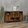 Image de vidaXL Buffets 2 pcs chêne fumé 60x35x70 cm bois d'ingénierie
