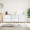 Image de Buffets 3 pcs blanc 60x35x70 cm bois d ingénierie