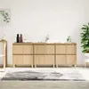 Image de vidaXL Buffets 3 pcs, Meuble de Rangement avec Compartiments, Armoire de Rangement , Organisateur Intérieur Salon, Scandinave, Chêne Sonoma Bois d'Ingénierie