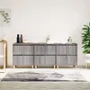 Image de Buffets 3 pcs sonoma gris 60x35x70 cm bois d ingénierie