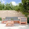 Image de vidaXL Salon de jardin 6 pcs avec coussins bois massif Douglas 3186002