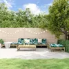 Image de Salon de jardin modulable VIDAXL bois bois 5 pieces x 120 x 69 5 personnes
