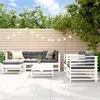 Image de vidaXL 7-delige Loungeset massief grenenhout wit3186264