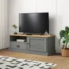 Image de vidaXL Meuble TV VIGO gris 106x40x40 cm bois massif de pin353177