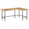 Image de Bureau 165x110x77 cm bois massif de manguier et fer