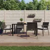 Image de vidaXL 5-delige Tuinset met kussens poly rattan en staal3186993