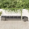 Image de vidaXL Salon de Jardin avec Coussins 8 pcs, Ensemble de Meubles de Terrasse, Mobilier d'Extérieur, Canapé de Patio, Moderne, 3187289