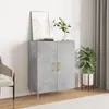 Image de Buffet gris béton 69,5x34x90 cm bois d ingénierie