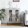 Image de vidaXL Buffet gris béton 69,5x34x90 cm bois d'ingénierie827800