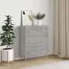 Image de vidaXL Buffet sonoma gris 69,5x34x90 cm bois d'ingénierie827842