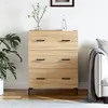 Image de vidaXL Dressoir 69,5x34x90 cm bewerkt hout sonoma eikenkleurig827855