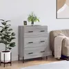 Image de Buffet sonoma gris 69,5x34x90 cm bois d ingénierie