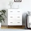 Image de vidaXL Buffet Blanc brillant 69,5x34x90 cm Bois d'ingénierie827870