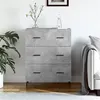 Image de vidaXL Buffet gris béton 69,5x34x90 cm bois d'ingénierie827872