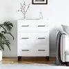 Image de Buffet blanc 69,5x34x90 cm bois d ingénierie